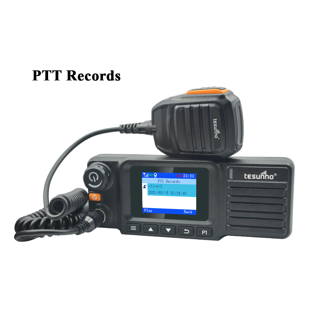 GPS Police Vehicle Radio Real PTT Tesunho TM-991